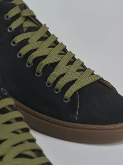 Sneakers camoscio blu