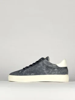 Sneakers camoscio blu