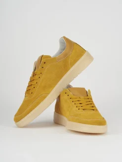 Sneakers camoscio giallo