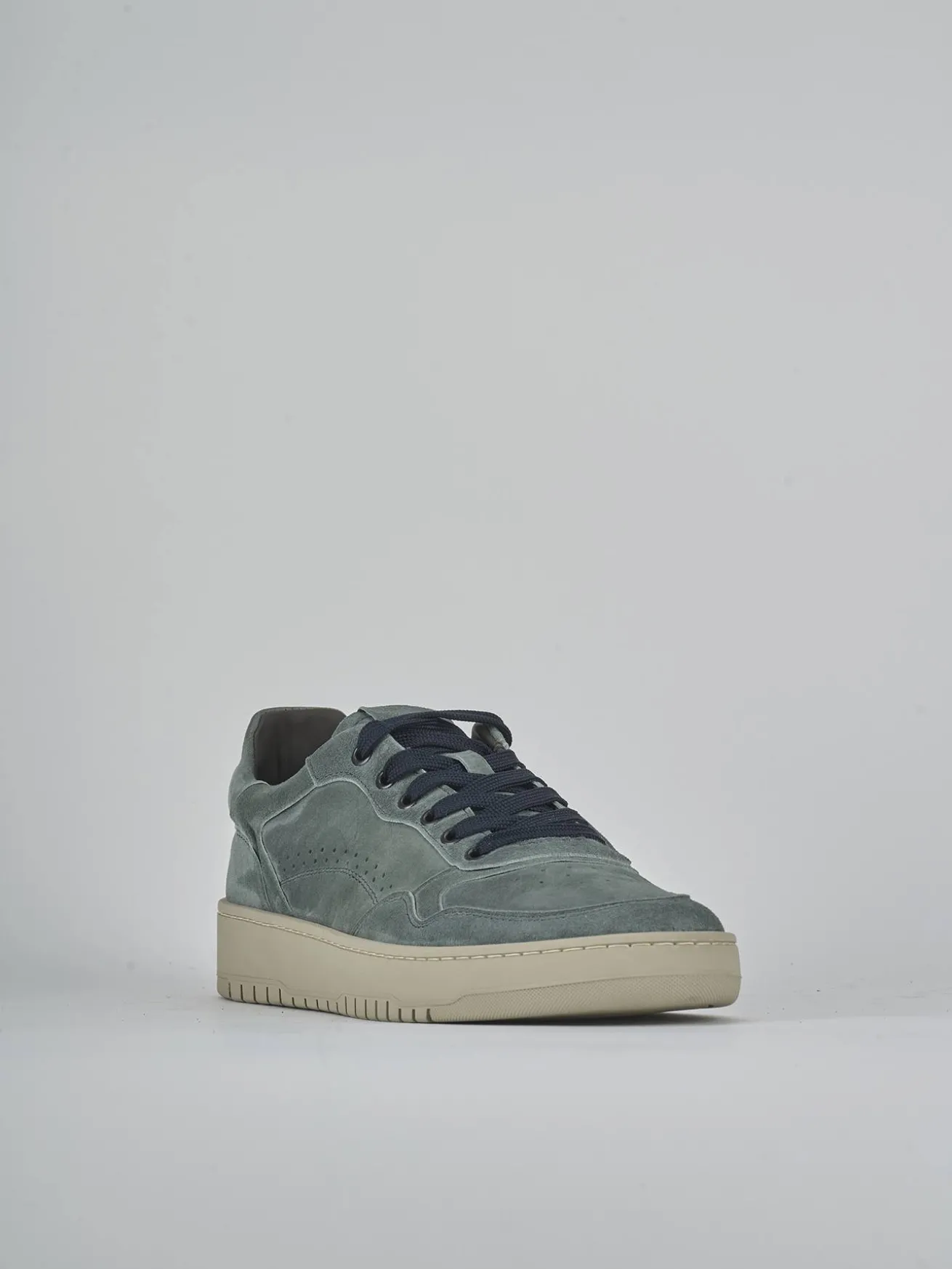 Sneakers camoscio jeans