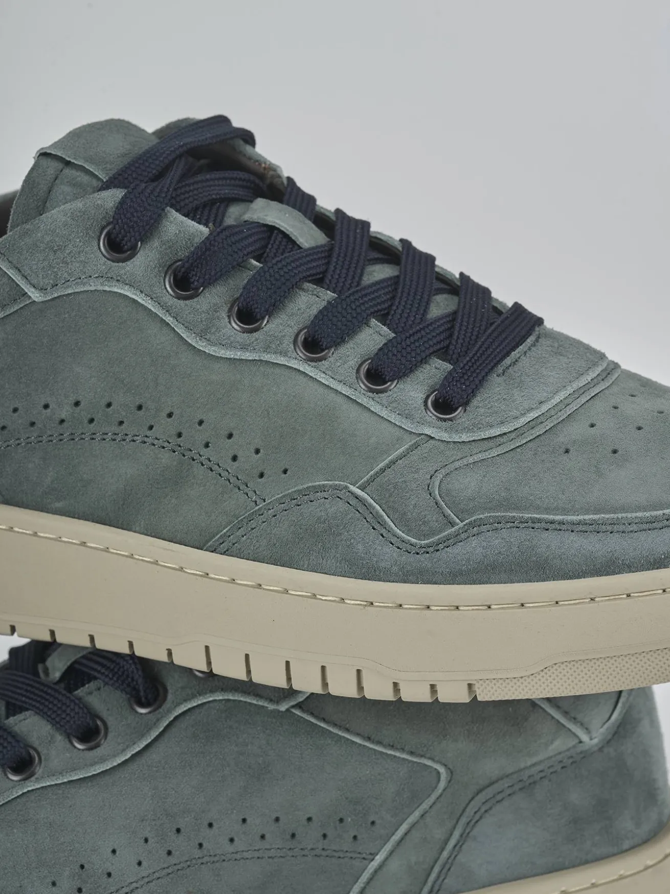 Sneakers camoscio jeans