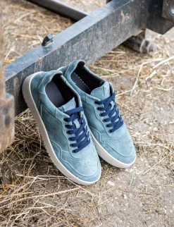 Sneakers camoscio jeans