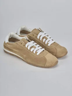 Sneakers camoscio marrone