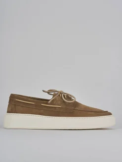 Sneakers camoscio marrone