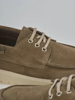 Sneakers camoscio marrone