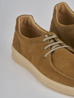 Sneakers camoscio marrone