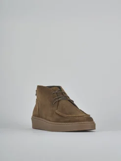 Sneakers camoscio marrone