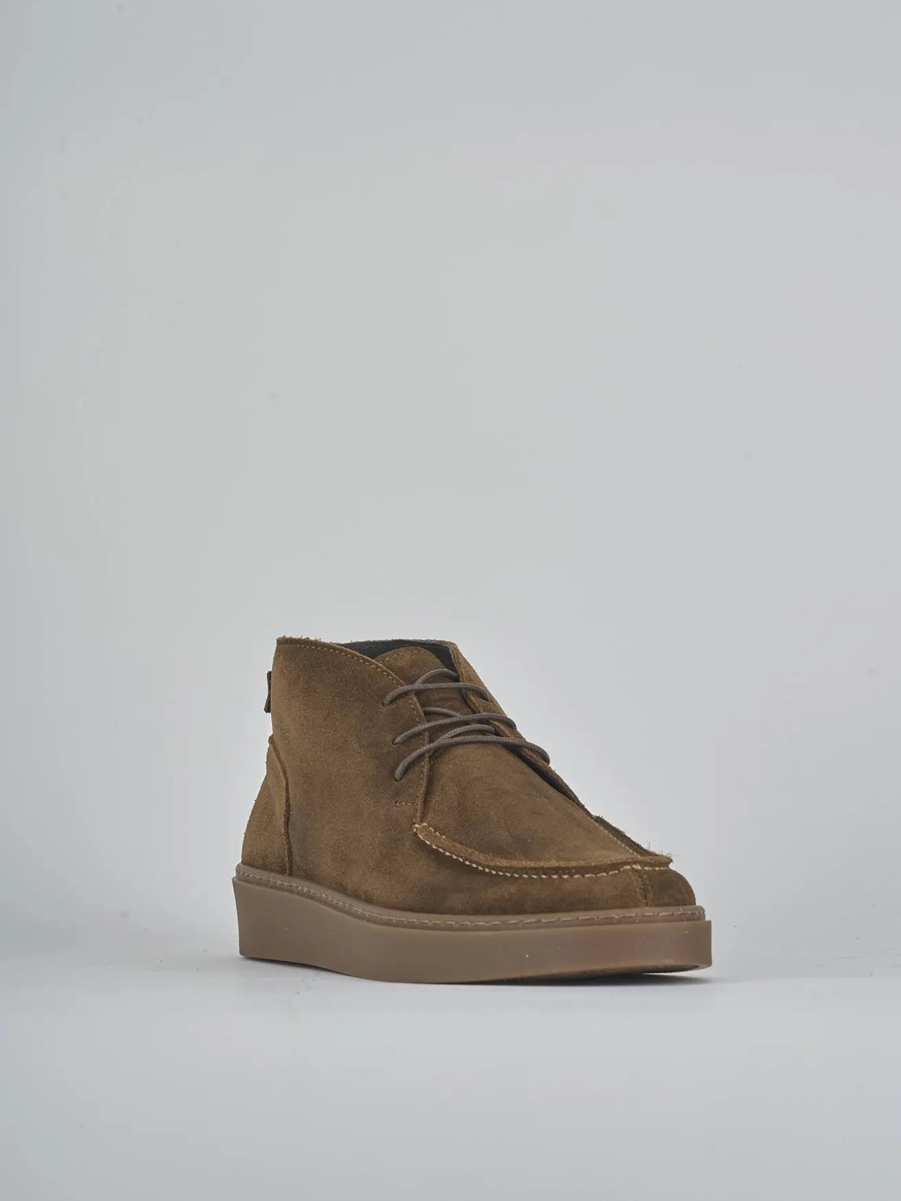 Sneakers camoscio marrone