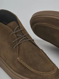 Sneakers camoscio marrone