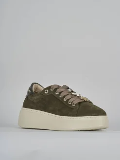 Sneakers camoscio verde
