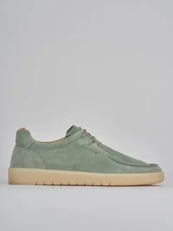 Sneakers camoscio verde