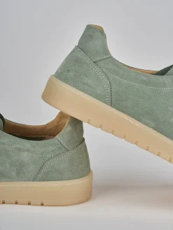 Sneakers camoscio verde