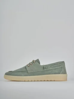 Sneakers camoscio verde