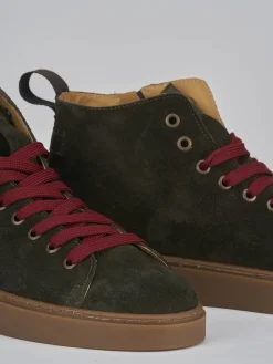 Sneakers camoscio verde