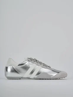 Sneakers laminato argento
