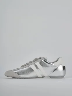 Sneakers laminato argento