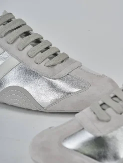 Sneakers laminato argento