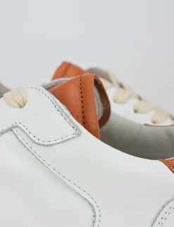 Sneakers pelle arancio