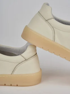 Sneakers pelle beige