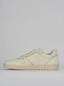 Sneakers pelle beige