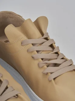 Sneakers pelle beige