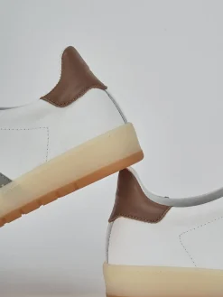 Sneakers pelle beige