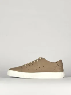 Sneakers pelle beige
