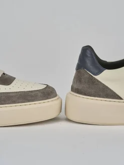 Sneakers pelle beige