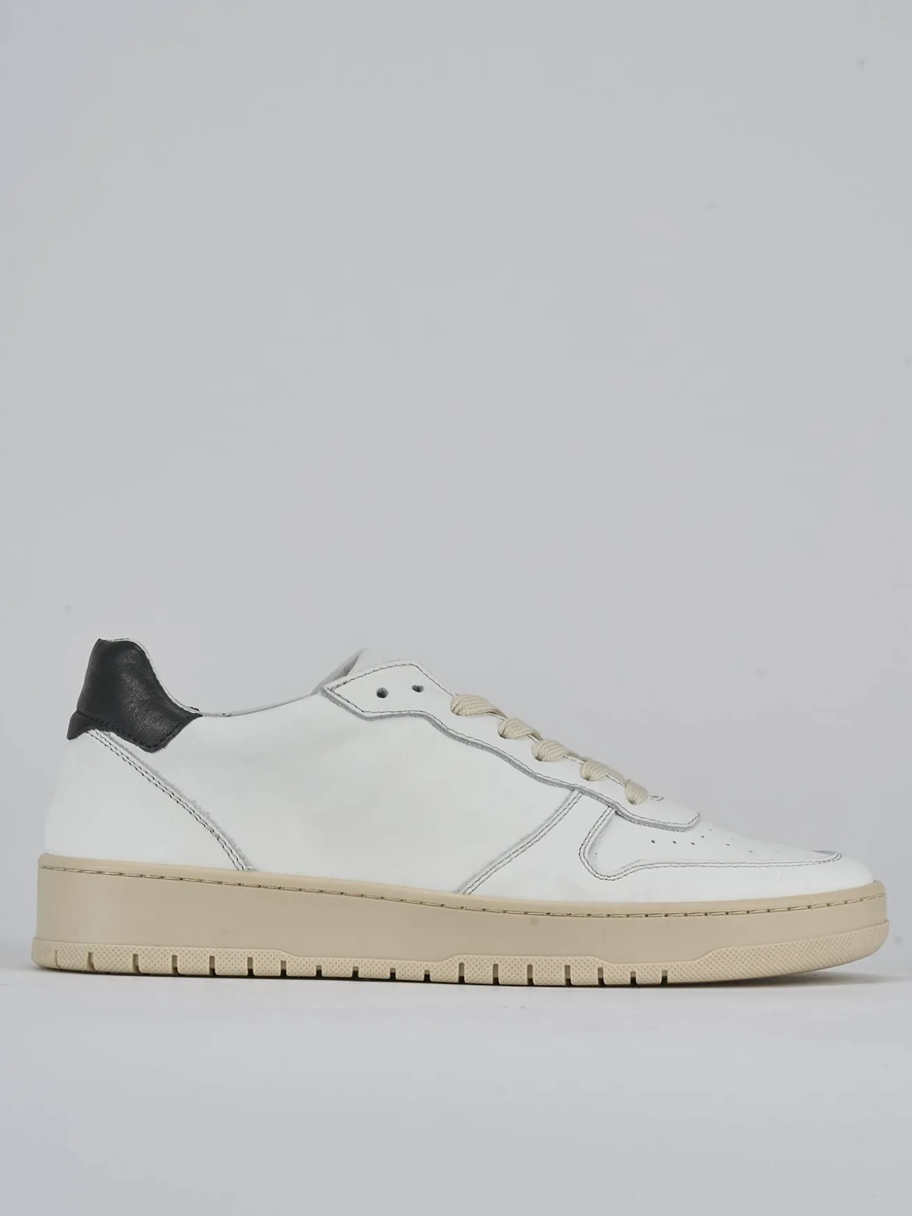 Sneakers pelle bianco