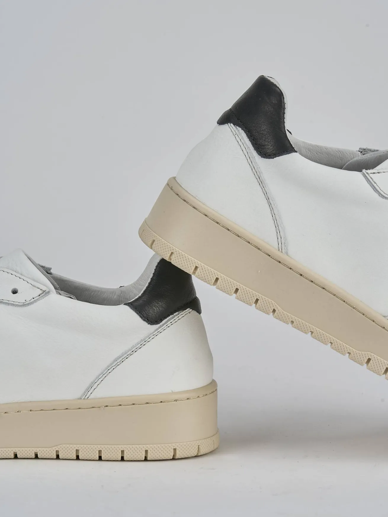 Sneakers pelle bianco