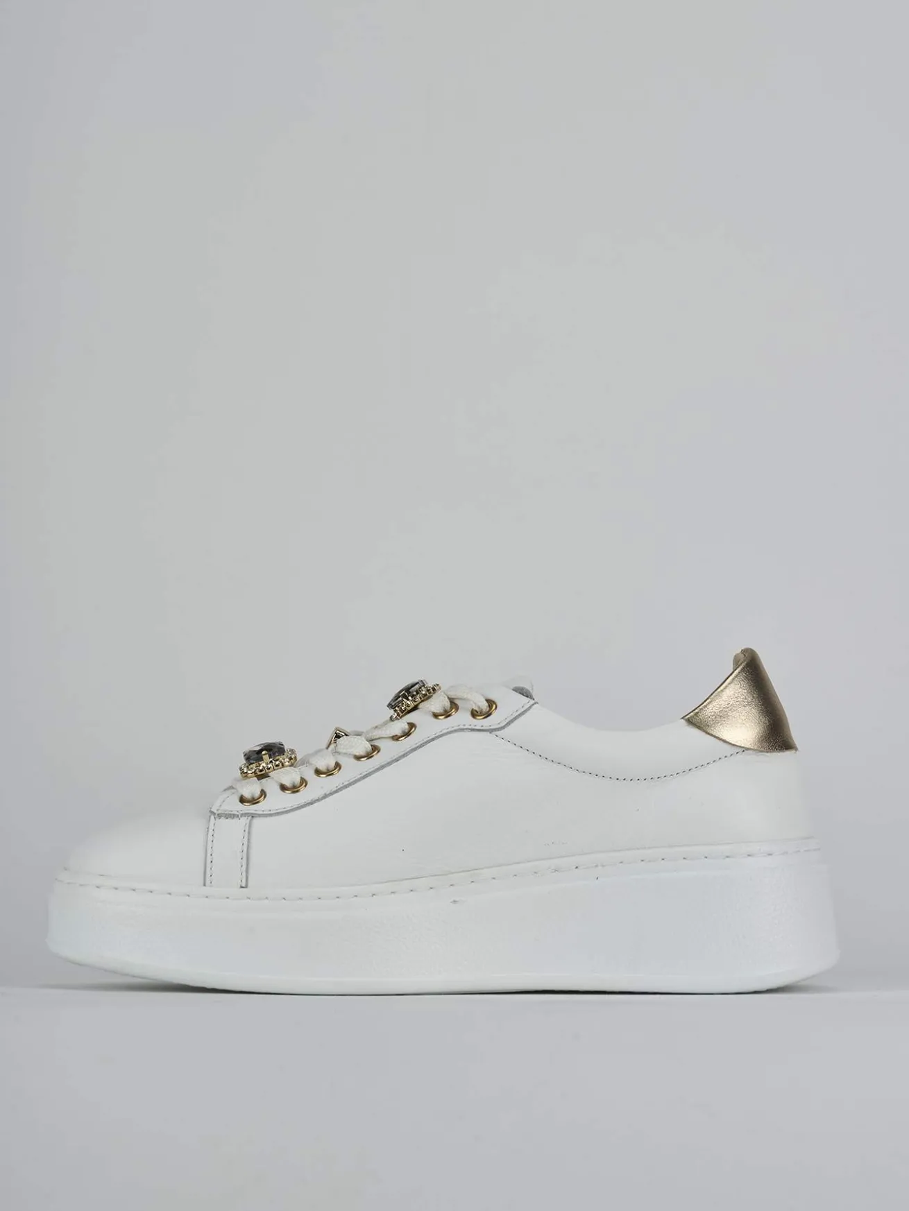 Sneakers pelle bianco