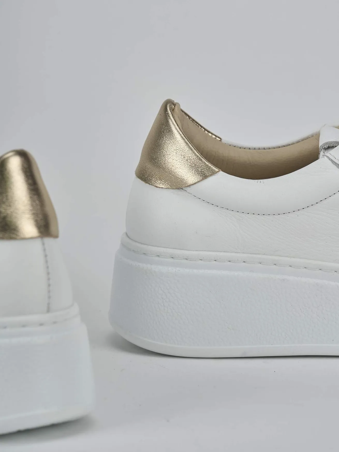 Sneakers pelle bianco