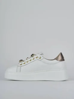 Sneakers pelle bianco