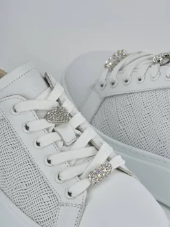 Sneakers pelle bianco