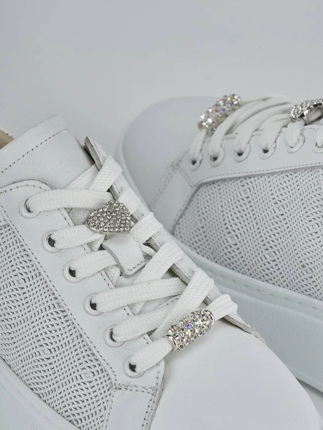 Sneakers pelle bianco