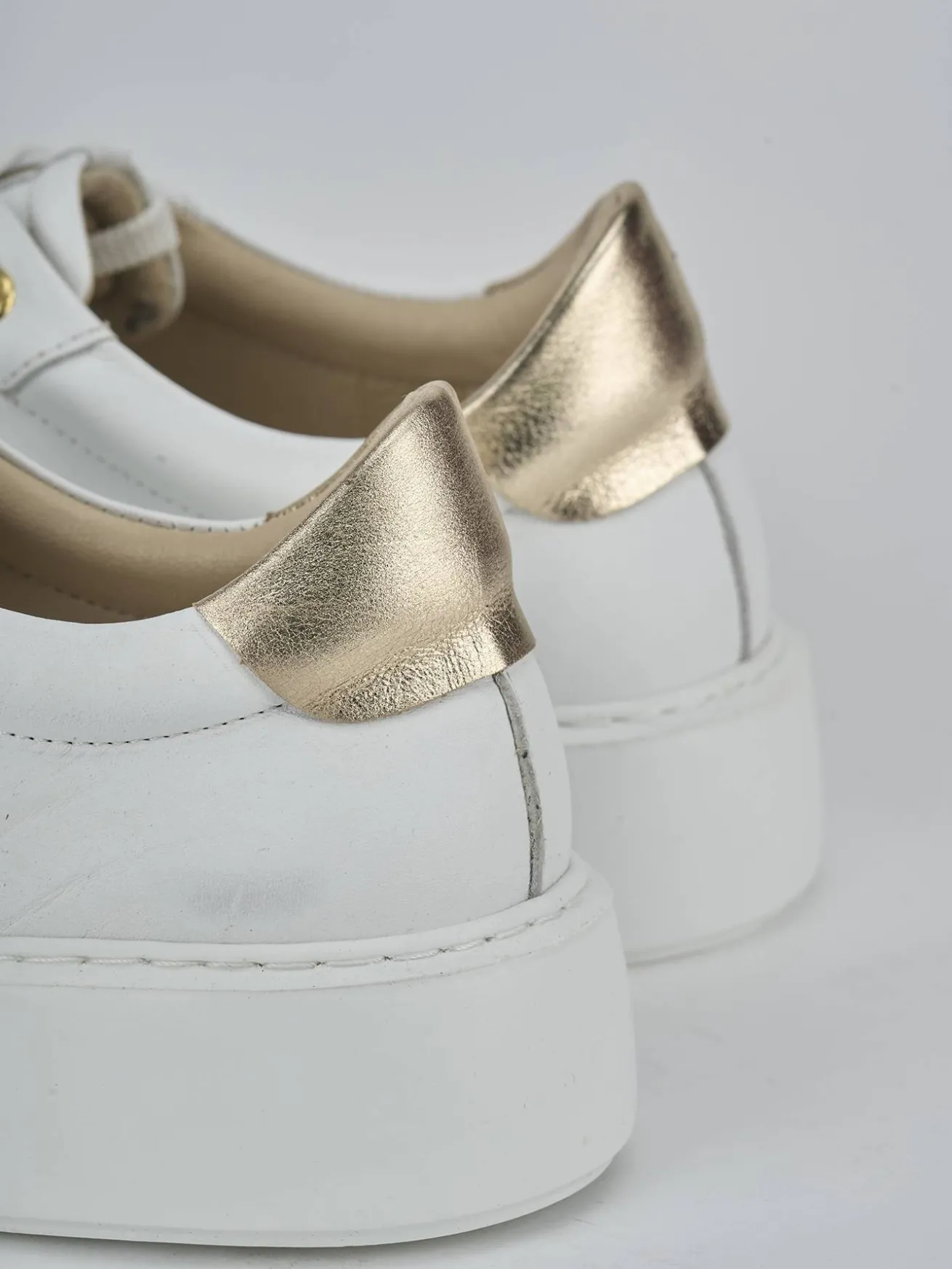 Sneakers pelle bianco