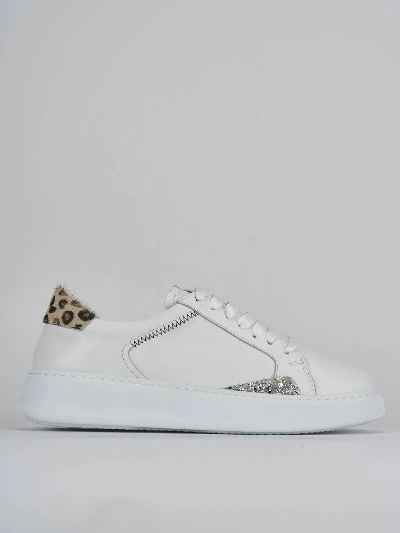 Sneakers pelle bianco