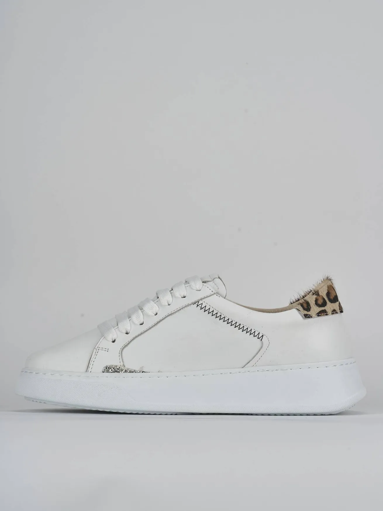 Sneakers pelle bianco