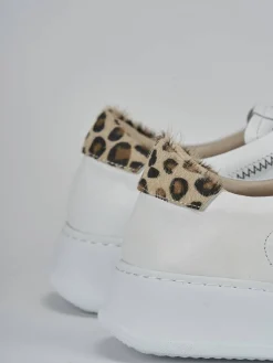 Sneakers pelle bianco