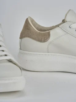 Sneakers pelle bianco