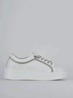 Sneakers pelle bianco