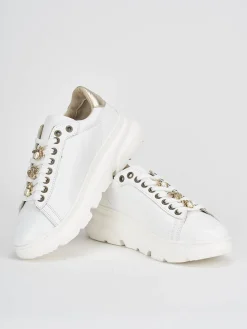 Sneakers pelle bianco