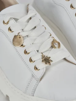 Sneakers pelle bianco