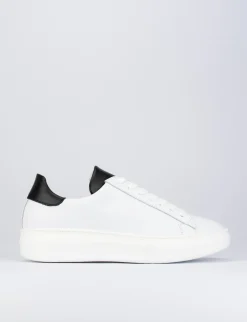 Sneakers pelle bianco