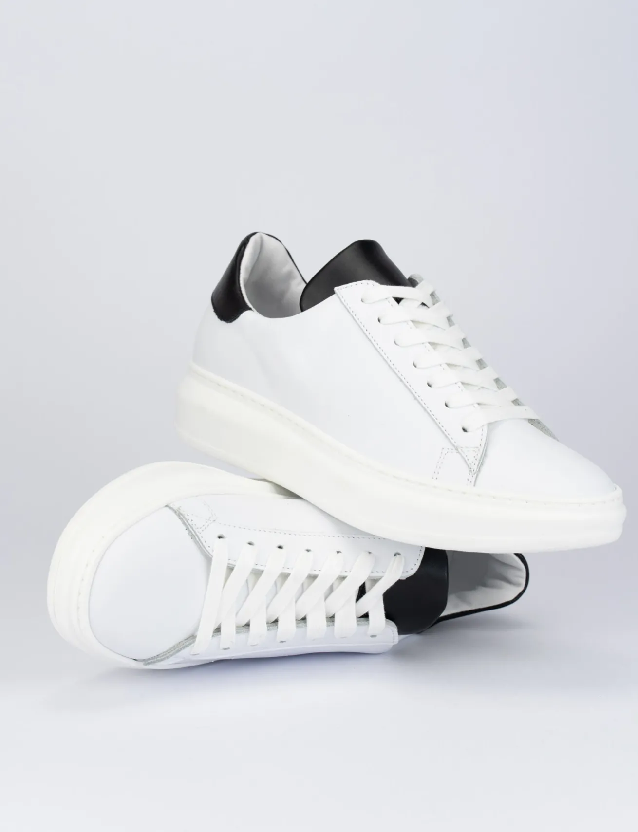 Sneakers pelle bianco
