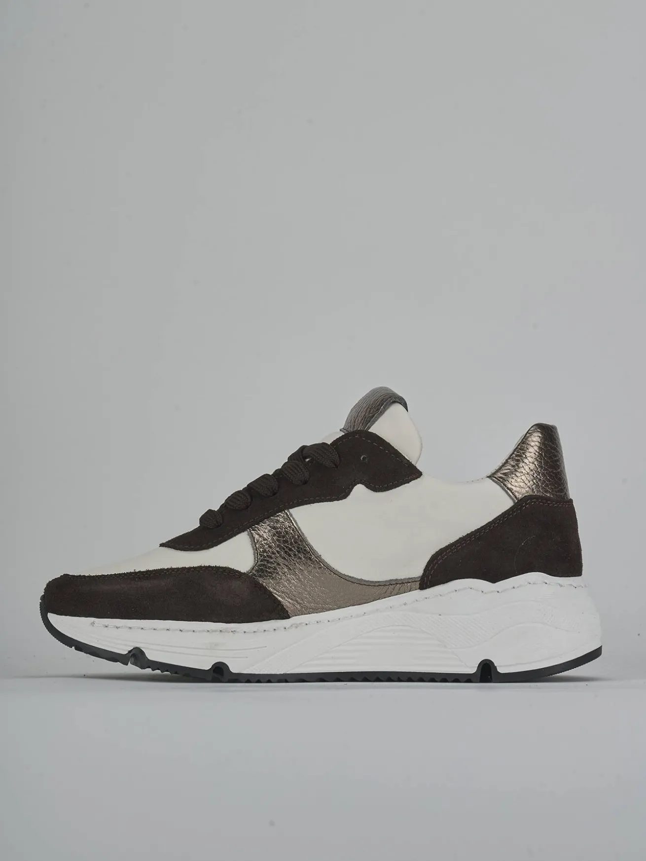 Sneakers pelle bianco