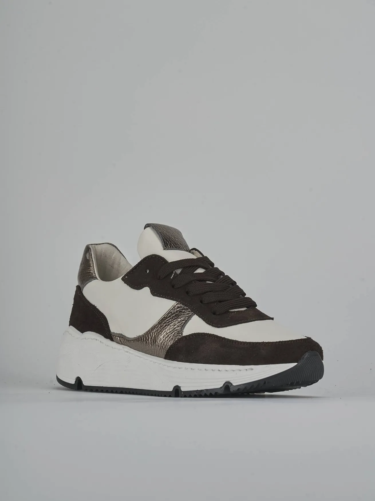 Sneakers pelle bianco