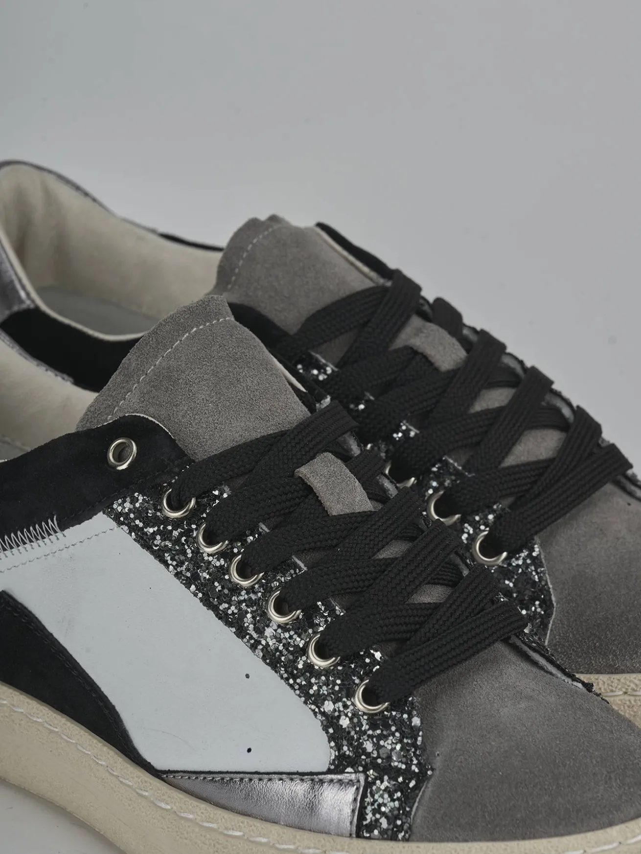 Sneakers pelle bianco