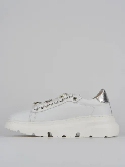 Sneakers pelle bianco