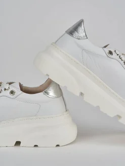 Sneakers pelle bianco